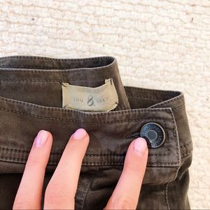 Lou & Grey Olive Wide Leg Pants Size 4